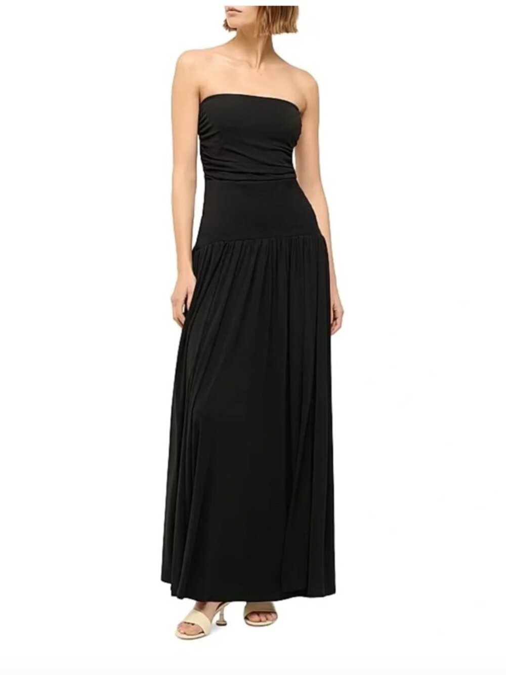 XS Staud Mariana Dress in Black